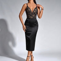 Body Gainant Dentelle Col V